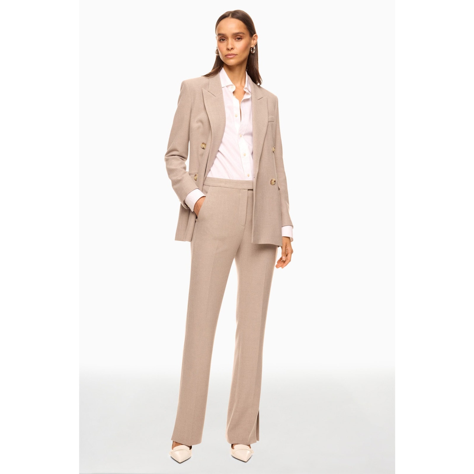 Boss Grey Slim Trousers - Sz 4